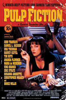 Plagát PULP FICTION - uma on bed