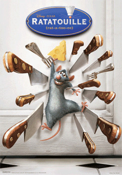 3D Plagát RATATOUILLE - 3D