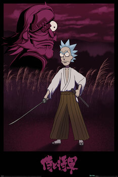 Plagát Rick and Morty - Samurai Rick
