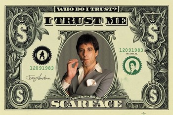 Plagát SCARFACE - dollar