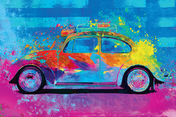 Plagát Splash Buggy Beetle