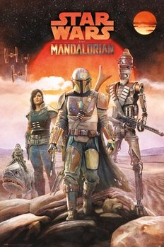 Plagát Star Wars: Mandalorian - Crew