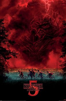 Plagát Stranger Things 5 - Vecna Sky