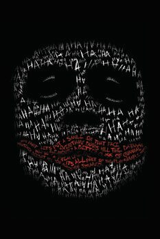 Plagát The Dark Knight Trilogy - Ha Ha Ha