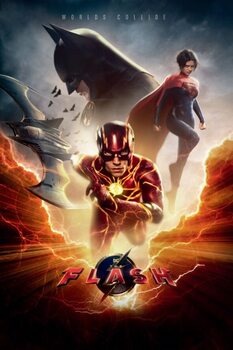 Plagát The Flash - Worlds Colllide
