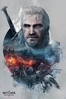 Plagát The Witcher - Geralt