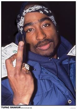 Plagát Tupac - Finger