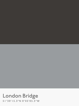 Plagát Underground London Bridge