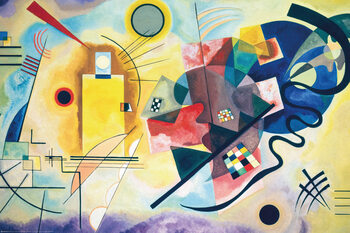 Plagát Wassily Kandinsky - Yellow, Red, Blue