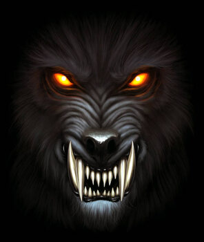 Plagát Werewolf portrait