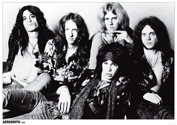 Plakat Aerosmith - b/w group