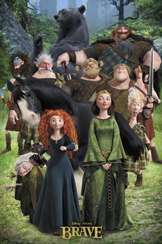 Plakat BRAVE - cast