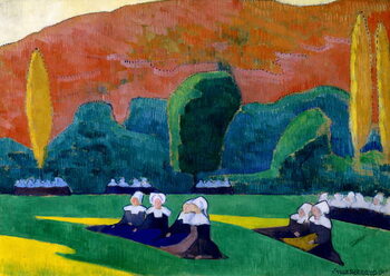 Plakat Breton Women Attending a Pardon, 1892