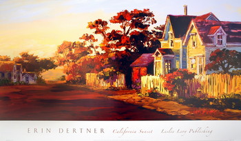 Kunsttryk California Sunset