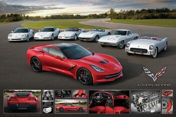 Plakat Corvette 2014 Stingray