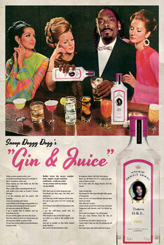 Kunsttryk David Redon - Gin and Juice