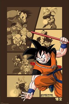 Plakat Dragon Ball - Goku Retro