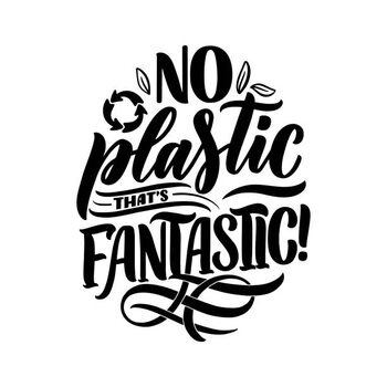 Plakat Eco bag print for cloth design.