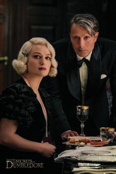 Plakat Fantastiske skabninger - Queenie and Grindelwald