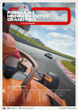 Kunsttryk Formula 1 Heineken Dutch Grand Prix 2021 - Limited Edition