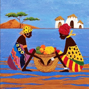 Kunsttryk Fruit Basket