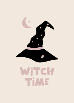 Plakat Halloween card with festive elements