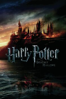 Plakat Harry Potter - Hogwarts in fire