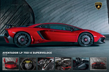Plakat Lamborghini Aventador 750-4 SV