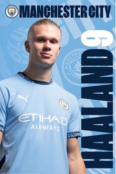Plakat Manchaster City - Haaland