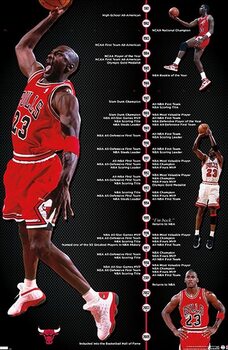 Plakat Michael Jordan - Timeline