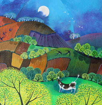 Plakat Moon cow, 2016