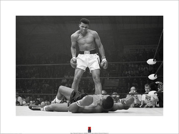 Muhammad Ali vs Liston Kunsttryk