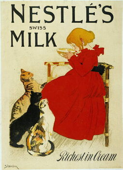 Plakat Nestle Advertising: “” Nestle's swiss milk””.