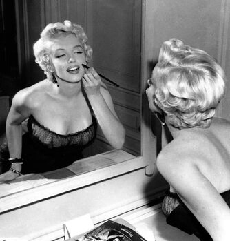 Plakat On The Set, Marilyn Monroe.
