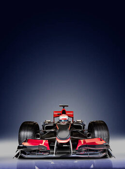 Plakat open-wheel single-seater racing car Race Car