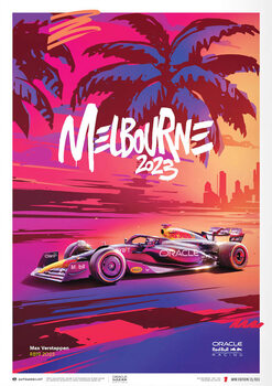 Kunsttryk Oracle Red Bull Racing - Australian Grand Prix 2023
