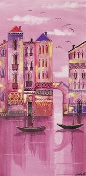 Pink Venice Kunsttryk