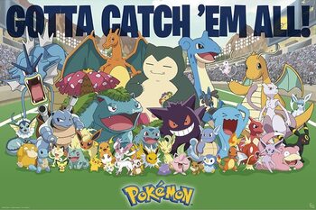 Plakat Pokemon - All Time Favorites