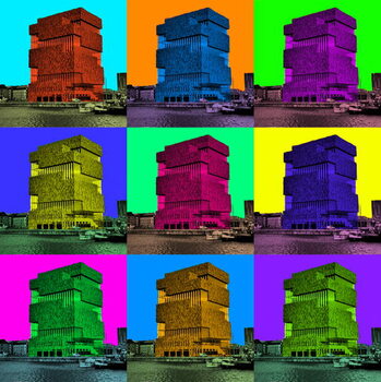 Plakat Pop Antwerp, 2018, Screenprinting