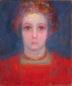 Plakat Portrait of a Girl in Red, c.1908-09