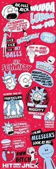 Rick and Morty - Quotes Plakat