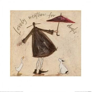 Kunsttryk Sam Toft - Lovely Weather For Ducks