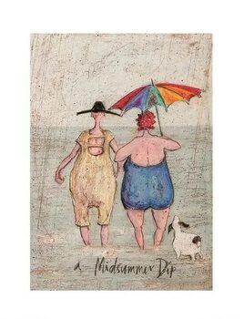 Kunsttryk Sam Toft - Midsummer Dip