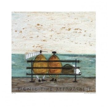Kunsttryk Sam Toft - Picnic Time Approacheth