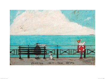 Kunsttryk Sam Toft - Sharing Out The Chips