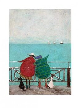 Kunsttryk Sam Toft - We Saw Three Ships Come Sailing By