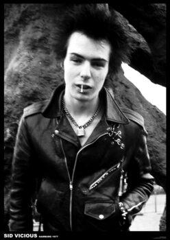 Plakat Sid Vicious - Hamburg 1977