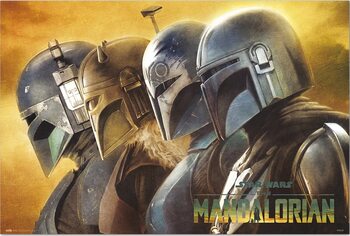 Plakat Star Wars: The Mandalorian - Mandalorians