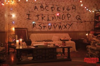 Stranger Things - Alphabet Plakat