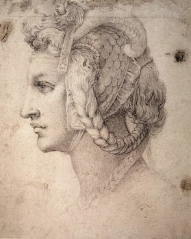 Billede på lærred Study of Head